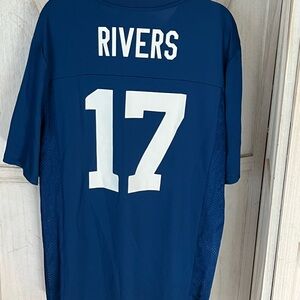 Men's NIKE Phillip Rivers Navy Blue Sports Jersey